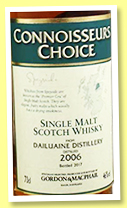 Dailuaine 2006/2017 (46%, Gordon & MacPhail, Connoisseurs Choice) Dailuaine 2006/2017 (46%, Gordon & MacPhail, Connoisseurs Choice)