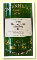 Dallas Dhu 18 yo 1977/1996 (58.5%, Cadenhead Authentic Collection)