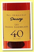 Darroze 40 yo ‘Les Grands Assemblages’ (43%, OB, Bas-Armagnac, +/-2015) Darroze 40 yo ‘Les Grands Assemblages’ (43%, OB, Bas-Armagnac, +/-2015)