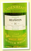 Deanston 16 yo 1977/1993 (55%, Cadenhead Authentic Collection) Deanston 16 yo 1977/1993 (55%, Cadenhead Authentic Collection)