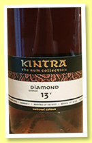 Diamond 13 yo 2003/2017 (53.1%, Kintra, Guyana, cask #7, 216 bottles) Diamond 13 yo 2003/2017 (53.1%, Kintra, Guyana, cask #7, 216 bottles)