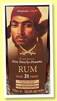 Don Pancho 21 yo (50%, Sansibar, Panama, 279 bottles, 2017)