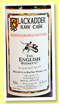 English Whisky Co. (66.3%, Blackadder, bourbon, cask #279, 259 bottles, 2016)