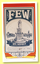 FEW ‘Rye Cask Strength’ (60.5%, OB, USA, +/-2018)