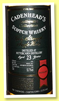 Fettercairn 23 yo 1993/2017 (50.7%, Cadenhead, Authentic Collection, bourbon hogshead, 210 bottles) Fettercairn 23 yo 1993/2017 (50.7%, Cadenhead, Authentic Collection, bourbon hogshead, 210 bottles)
