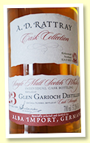 Glen Garioch 23 yo 1990/2014 (57.2%, Dewar Rattray for Alba Import Germany, cask# 7946) 
