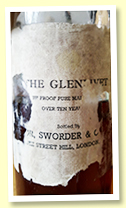 Glenlivet ‘Pure Malt Over 10 Years Old’ (75 proof, Sworder & Co Ltd, -/+ 1960) Glenlivet ‘Pure Malt Over 10 Years Old’ (75 proof, Sworder & Co Ltd, -/+ 1960)