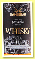 Glenrothes 11 yo 2006/2017 (58.9%, Sansibar, sherry, 305 bottles) Glenrothes 11 yo 2006/2017 (58.9%, Sansibar, sherry, 305 bottles)