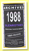 Glenrothes 1988/2012 (53.4%, Archives, refill sherry hogshead, cask #7318) Glenrothes 1988/2012 (53.4%, Archives, refill sherry hogshead, cask #7318)