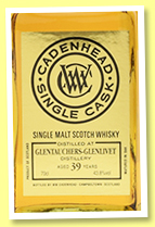 Glentauchers-Glenlivet 39 yo 1976/2016 (43.8%, Cadenhead, Single Cask, sherry, 180 bottles) Glentauchers-Glenlivet 39 yo 1976/2016 (43.8%, Cadenhead, Single Cask, sherry, 180 bottles)