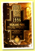 Highland Park 14 yo 1996/2010 (46%, Mo Or Collection, bourbon hogshead, cask #6457, 475 bottles) Highland Park 14 yo 1996/2010 (46%, Mo Or Collection, bourbon hogshead, cask #6457, 475 bottles)