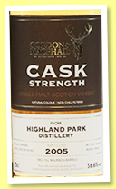 Highland Park 2005/2014 (56.6%, Gordon & MacPhail, Cask Strength, first fill bourbon barrels, casks #2823, 2824, 2825) 