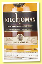 Kilchoman ‘Loch Gorm’ (46%, OB, 2017 release)
