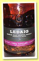Ledaig 1996/2015 (46.3%, OB, oloroso sherry finish) Ledaig 1996/2015 (46.3%, OB, oloroso sherry finish)