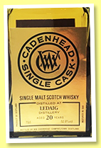 Ledaig 20 yo 1997/2018 (52.8%, Cadenhead, bourbon hogshead, Single Cask) Ledaig 20 yo 1997/2018 (52.8%, Cadenhead, bourbon hogshead, Single Cask)