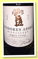 Lindores Abbey ‘Aqua Vitae Batch No. 001’ (40%, OB, Spirit Drink, 2018)