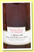 Linkwood 10 yo 1988/1998 (43%, Signatory Vintage, 10th Anniversary, sherry butt) Linkwood 10 yo 1988/1998 (43%, Signatory Vintage, 10th Anniversary, sherry butt)