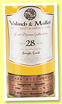 Longmorn 28 yo 1989/2017 (45.4%, Valinch & Mallet, bourbon hogshead, cask #17-128, 201 bottles) Longmorn 28 yo 1989/2017 (45.4%, Valinch & Mallet, bourbon hogshead, cask #17-128, 201 bottles)