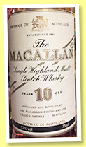 Macallan 10 yo ‘100 proof’ (57%, OB, 75cl, +/-1990) Macallan 10 yo ‘100 proof’ (57%, OB, 75cl, +/-1990)