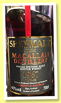 Macallan 1967/2005 (40%, Gordon & MacPhail, Speymalt) Macallan 1967/2005 (40%, Gordon & MacPhail, Speymalt)