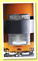 Mackmyra ‘Jakt’ (48.1%, OB, Sweden, Moment Series, 2011 bottles, +/-2016) Mackmyra ‘Jakt’ (48.1%, OB, Sweden, Moment Series, 2011 bottles, +/-2016)