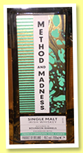 Method & Madness ‘Single Malt’ (46%, OB, Irish, bourbon barrels, +/-2017) Method & Madness ‘Single Malt’ (46%, OB, Irish, bourbon barrels, +/-2017)
