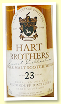 Miltonduff 23 yo 1973 (43%, Hart Brothers, +/-1996) Miltonduff 23 yo 1973 (43%, Hart Brothers, +/-1996)
