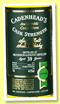 Miltonduff 39 yo 1978/2018 (44.6%, Cadenhead, Authentic Collection, bourbon hogshead, 104 bottles) Miltonduff 39 yo 1978/2018 (44.6%, Cadenhead, Authentic Collection, bourbon hogshead, 104 bottles)