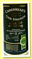 Miltonduff-Glenlivet 11 yo 2006/2017 (56.4%, Cadenhead, Authentic Collection, bourbon hogshead, 300 bottles) Miltonduff-Glenlivet 11 yo 2006/2017 (56.4%, Cadenhead, Authentic Collection, bourbon hogshead, 300 bottles)