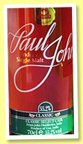 Paul John ‘Classic Select Cask’ (55.2%, OB, India, +/-2016)