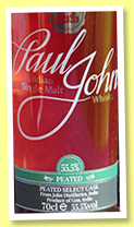 Paul John ‘Peated Select Cask’ (55.5%, OB, India, +/-2016)