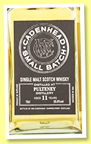 Pulteney 11 yo 2006/2017 (55.8%, Cadenhead, Small Batch, two bourbon hogsheads) Pulteney 11 yo 2006/2017 (55.8%, Cadenhead, Small Batch, two bourbon hogsheads)