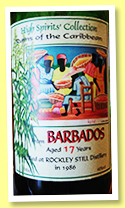 Rockley Still 17 yo 1986 (46%, High Spirits, Barbados, +/-2003) Rockley Still 17 yo 1986 (46%, High Spirits, Barbados, +/-2003)