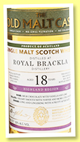 Royal Brackla 18 yo 1998/2017 (50%, Hunter Laing, Old Malt Cask, refill barrel, cask #13429, 244 bottles)