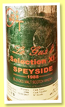 Speyside 29 yo 1988/2017 (49.7%, Le Gus’t, blended malt, hogshead, cask #403, 262 bottles) Speyside 29 yo 1988/2017 (49.7%, Le Gus’t, blended malt, hogshead, cask #403, 262 bottles)