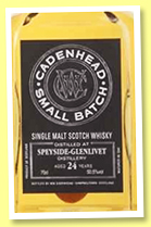 Speyside-Glenlivet 24 yo 1991/2016 (50.5%, Cadenhead, Small Batch, 630 bottles) Speyside-Glenlivet 24 yo 1991/2016 (50.5%, Cadenhead, Small Batch, 630 bottles)