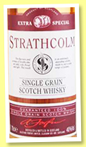 Strathcolm ‘Extra Special’ (40%, Alistair Forfar, scotch grain, +/-2017) Strathcolm ‘Extra Special’ (40%, Alistair Forfar, scotch grain, +/-2017)