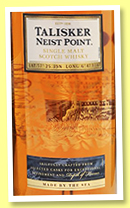 Talisker ‘Nest Point’ (45.8%, OB, +/-2017) Talisker ‘Nest Point’ (45.8%, OB, +/-2017)