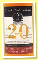 Tormore 20 yo 1995/2015 (53.1%, The Single Cask Collection, bourbon hogshead, 220 bottles)