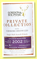 Tormore 2002/2017 (45%, Gordon & MacPhail, Private Collection, Côte Rôtie Wood Finish, 4000 bottles) 