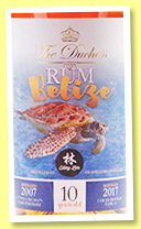 Travellers 10 yo 2007/2017 (66.6%, The Duchess, Belize, cask #14, 281 bottles) Travellers 10 yo 2007/2017 (66.6%, The Duchess, Belize, cask #14, 281 bottles)