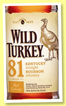 Wild Turkey ’81’ (40.5%, OB, Kentucky straight bourbon, +/-2018)