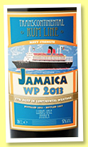 Worthy Park 2013/2017 (57%, La Maison du Whisky, Jamaica, Transcontinental Rum Line) Worthy Park 2013/2017 (57%, La Maison du Whisky, Jamaica, Transcontinental Rum Line)