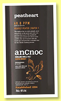 AnCnoc ‘Peatheart’ (46%, OB, +/-2017) AnCnoc ‘Peatheart’ (46%, OB, +/-2017)