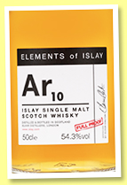 Ar10 2001/2018 (52.4%, Elixir Distillers, Elements of Islay, bourbon barrels) Ar10 2001/2018 (52.4%, Elixir Distillers, Elements of Islay, bourbon barrels)