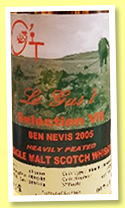 Ben Nevis 11 yo 2005/2016 (60%, Le Gus’t, first fill bourbon, cask #159, 217 bottles) Ben Nevis 11 yo 2005/2016 (60%, Le Gus’t, first fill bourbon, cask #159, 217 bottles)