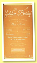Ben Nevis 4 yo 2012/2017 (45%, Whisky and Rhum, Golden Barley, hogshead, cask #2044, 2018) Ben Nevis 4 yo 2012/2017 (45%, Whisky and Rhum, Golden Barley, hogshead, cask #2044, 2018)