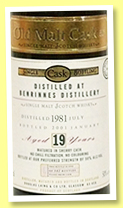 Benrinnes 19 yo 1981/2001 (50%, Douglas Laing, Old Malt Cask, sherry cask, 242 bottles) Benrinnes 19 yo 1981/2001 (50%, Douglas Laing, Old Malt Cask, sherry cask, 242 bottles)