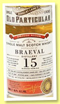 Braeval 15 yo 2001/2016 (48.4%, Douglas Laing, Old Particular, sherry butt, cask # 11562, 377 bottles) Braeval 15 yo 2001/2016 (48.4%, Douglas Laing, Old Particular, sherry butt, cask # 11562, 377 bottles)