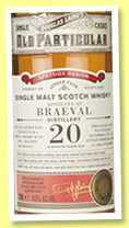 Braeval 20 yo 1997/2018 (51.5%, Douglas Laing, Old Particular, refill sherry butt, cask # 12399, 652 bottles) Braeval 20 yo 1997/2018 (51.5%, Douglas Laing, Old Particular, refill sherry butt, cask # 12399, 652 bottles)